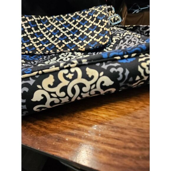 Vera Bradley Tribal Blue Crossbody Bag and Cosmetic Bag Set - Picture 8 of 8